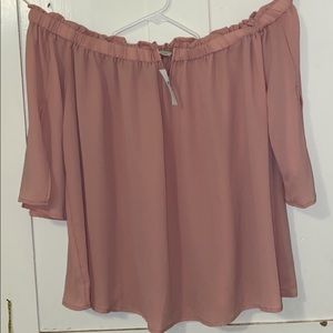 3X off shoulder top